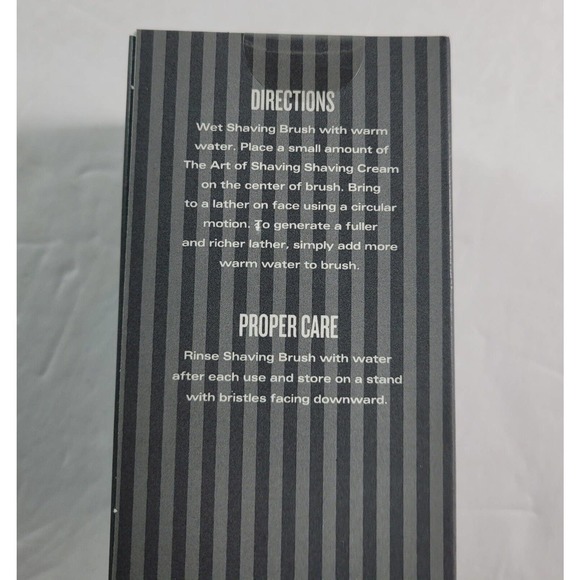 The Art of Shaving Set Peppermint Beard Wash Conditioner Oil Shaving Cream Brush - Picture 10 of 14